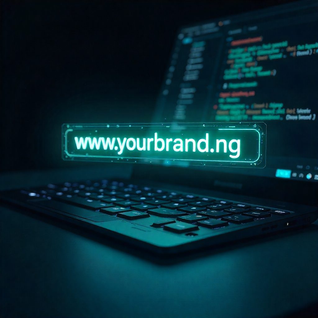 Illustration highlighting why choosing the right domain name matters for Nigerian brands