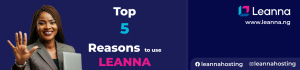 Top 5 reasons to use Leanna.