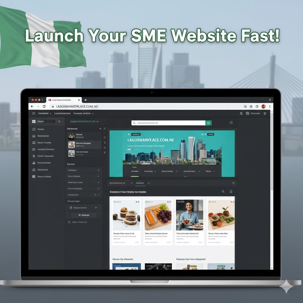 Effortlessly Launch Your SME Website in Nigeria Under 1 Hour with Leanna.ng