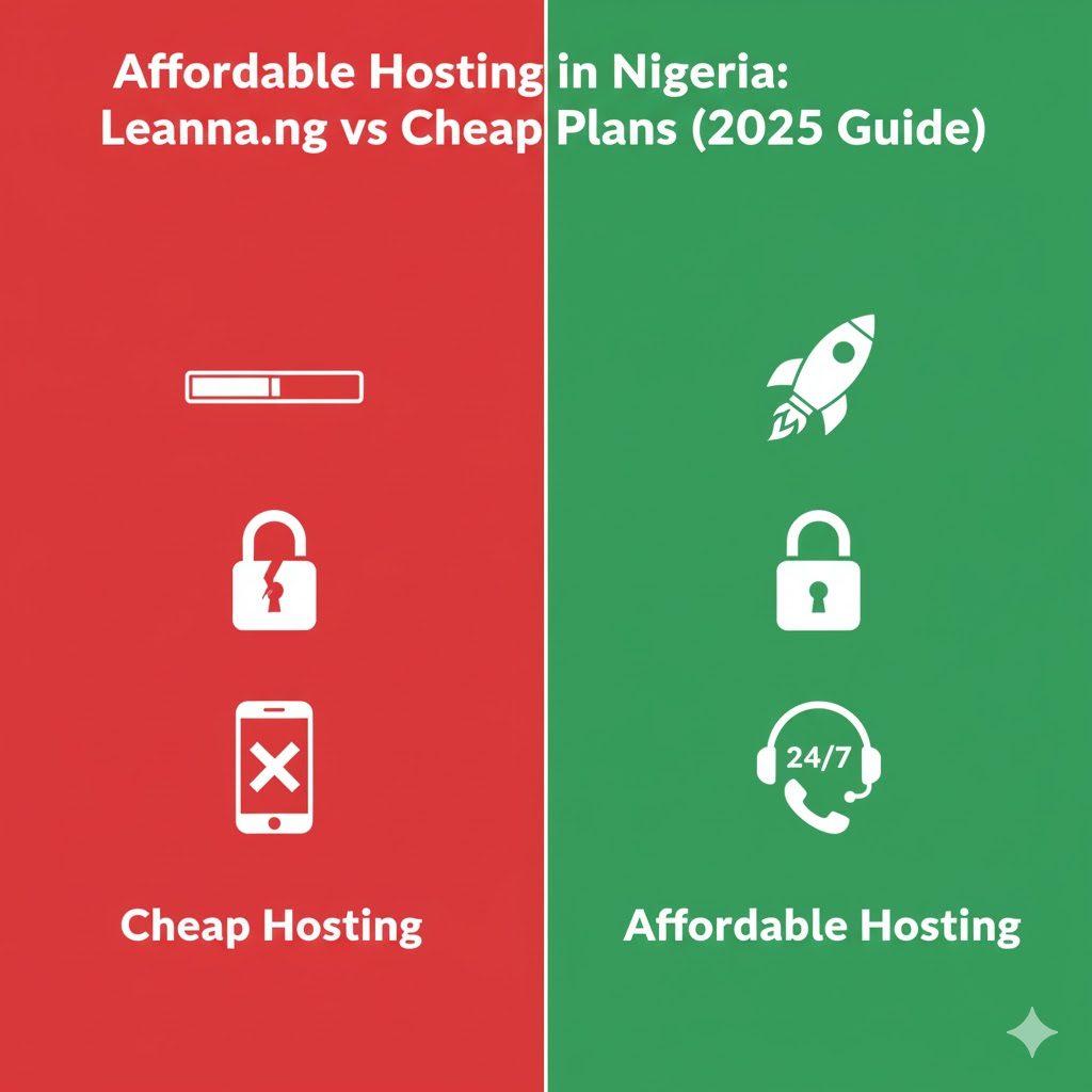 Affordable Hosting in Nigeria: Leanna.ng vs Cheap Plans (2025)