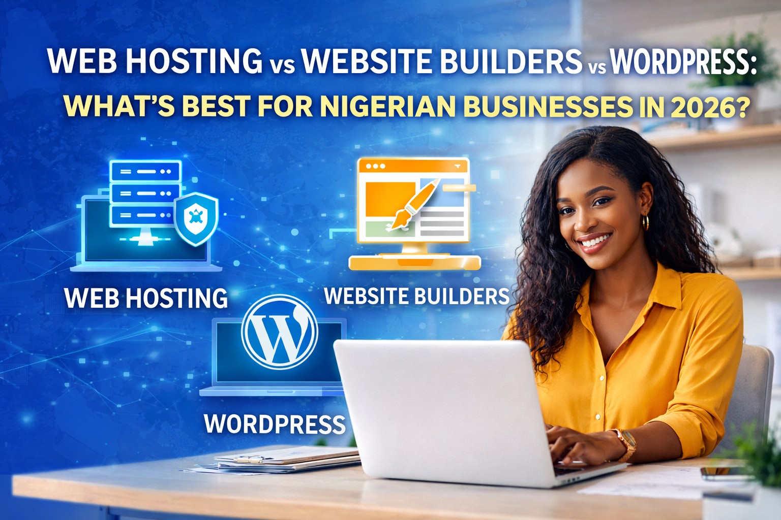 Web Hosting vs Website Builders vs WordPress: What’s Best for Nigerian Businesses in 2026?