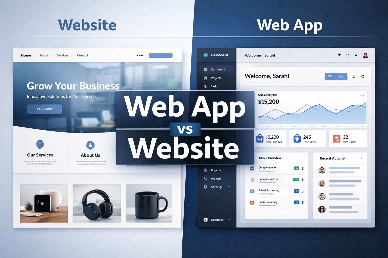 Web App vs Website: Key Differences & Which One Should You Build in 2026?