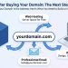 what to do after buying a domain name step by step.
