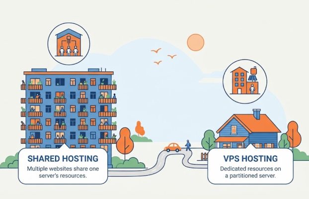 Shared Hosting vs VPS Hosting: 7 Key Differences in 2026